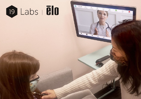 Elo 19Labs Telehealth Kiosk