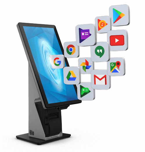 Self Check Deskstand Google Play Services