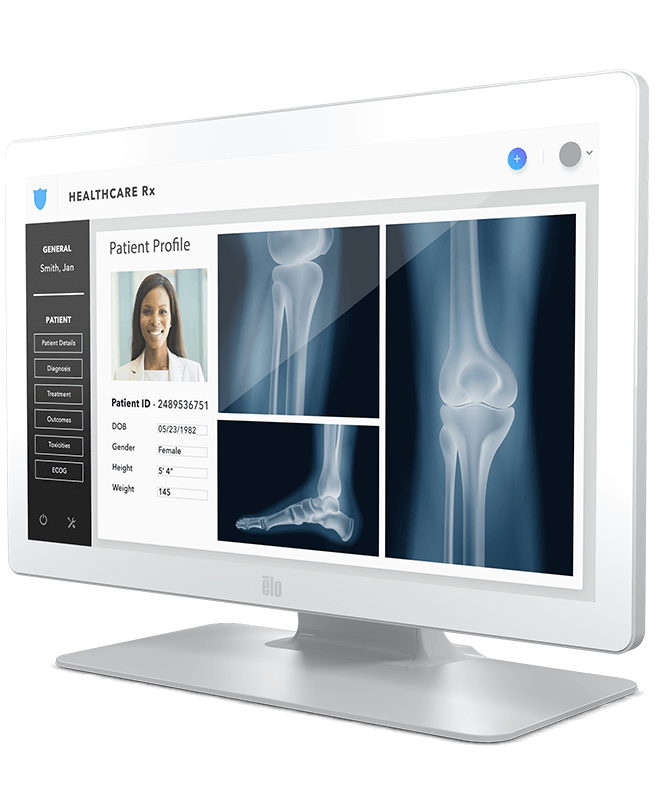 Monitores de pantalla táctil de grado médico DICOM