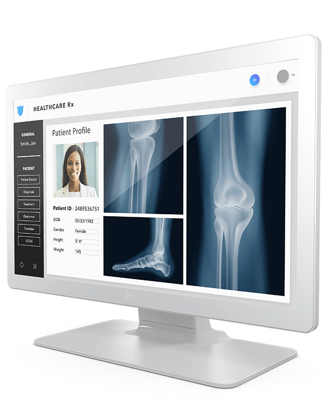 Monitores de pantalla táctil de grado médico DICOM