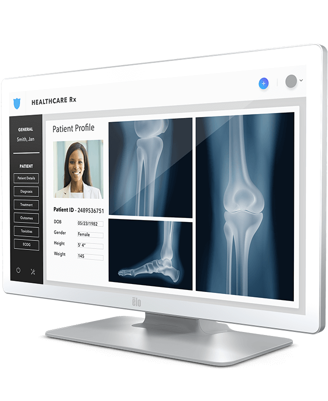 Monitores de pantalla táctil de grado médico DICOM